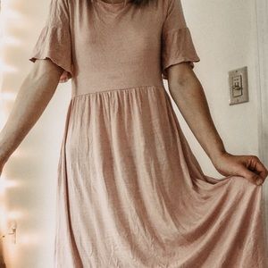 Blush pink dress